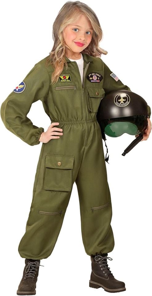 Kız çocuk pilot kostümü