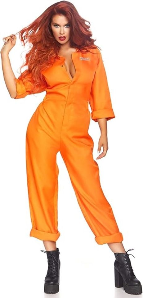 Kadın hapishane mahkum kostümü