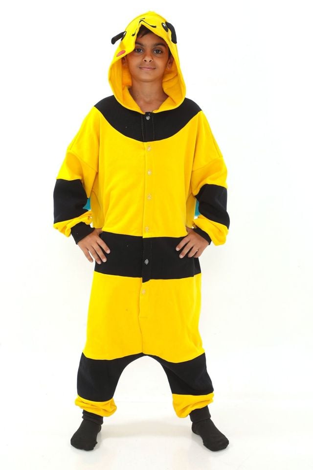 Çocuk Arı Kigurumi Kostümü