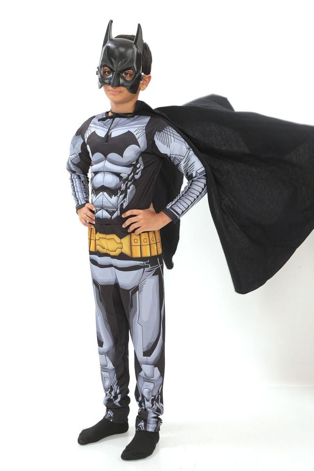 Çocuk Batman Kaslı Kostüm