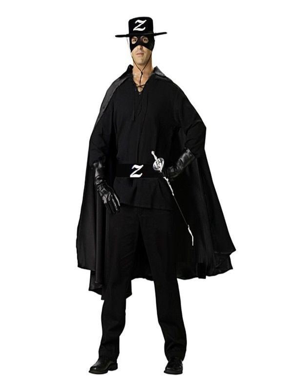 Yetişkin Zorro Kostümü
