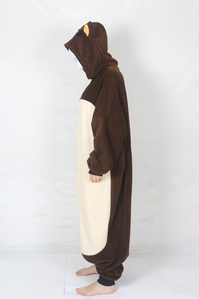 Yetişkin Kigurumi Ayı Kostümü