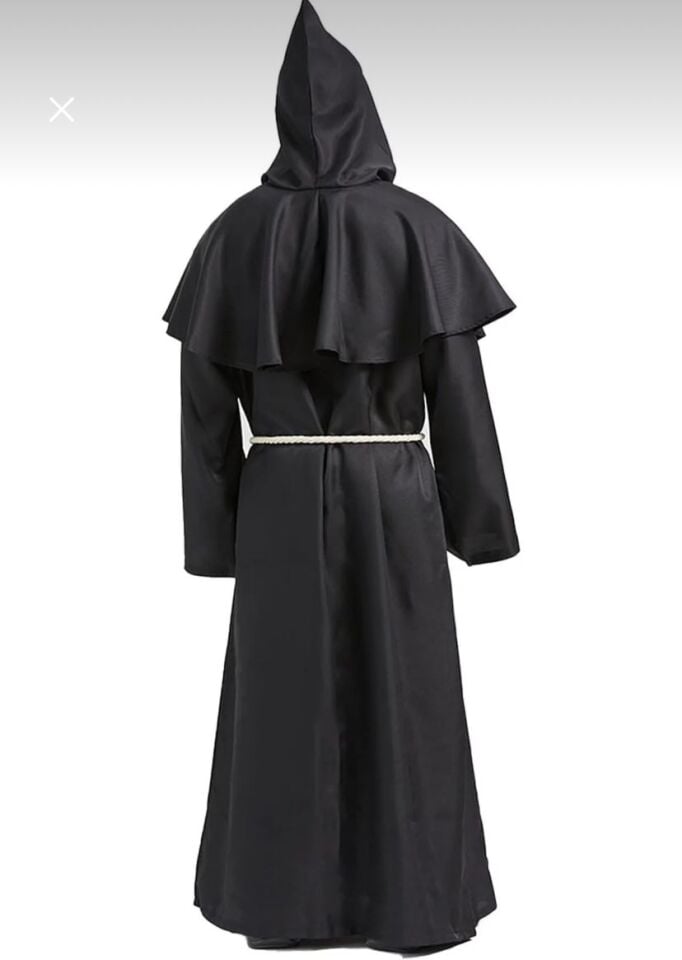 Siyah Keşiş Kostümü