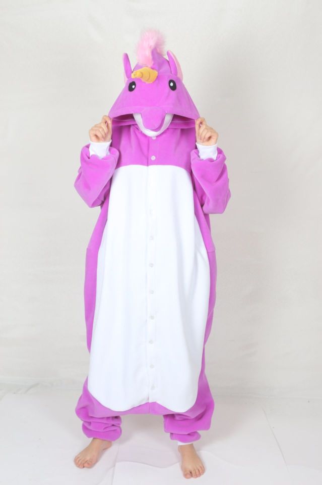 Yetişkin Kigurumi Ünicorn Kostümü