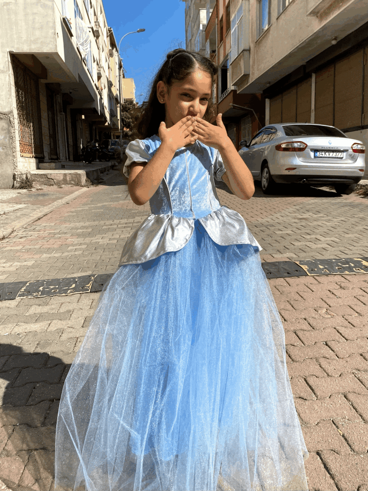 Çocuk Cinderella Kostümü