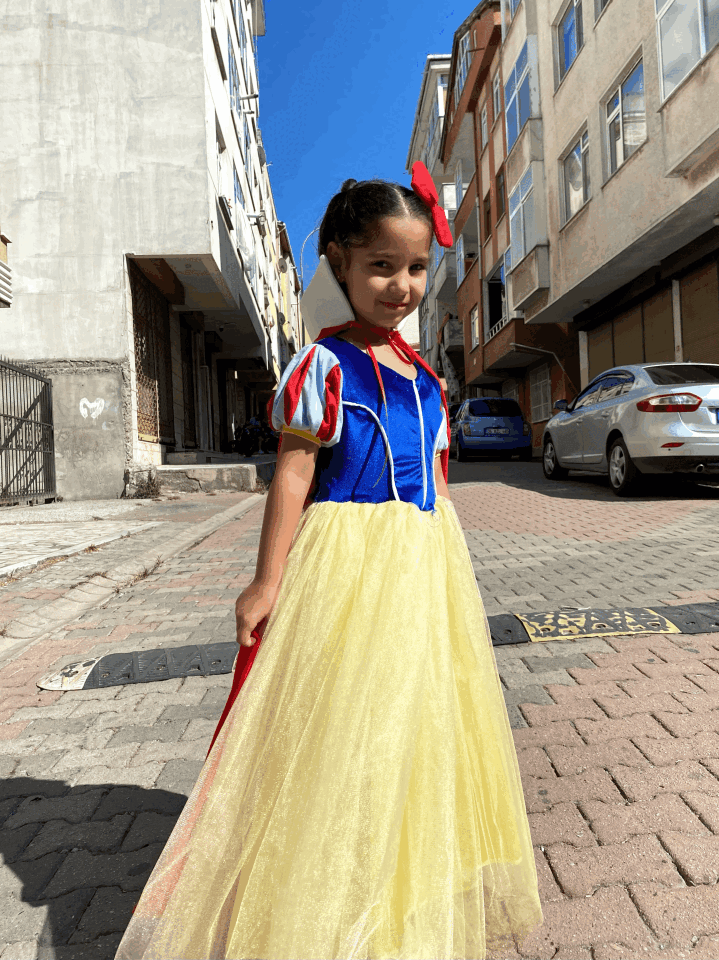 Çocuk Pamuk Prenses Kostümü