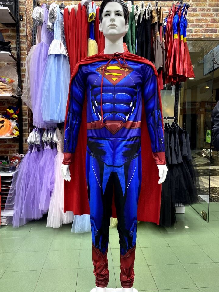 Yetişkin Süperman Kostümü