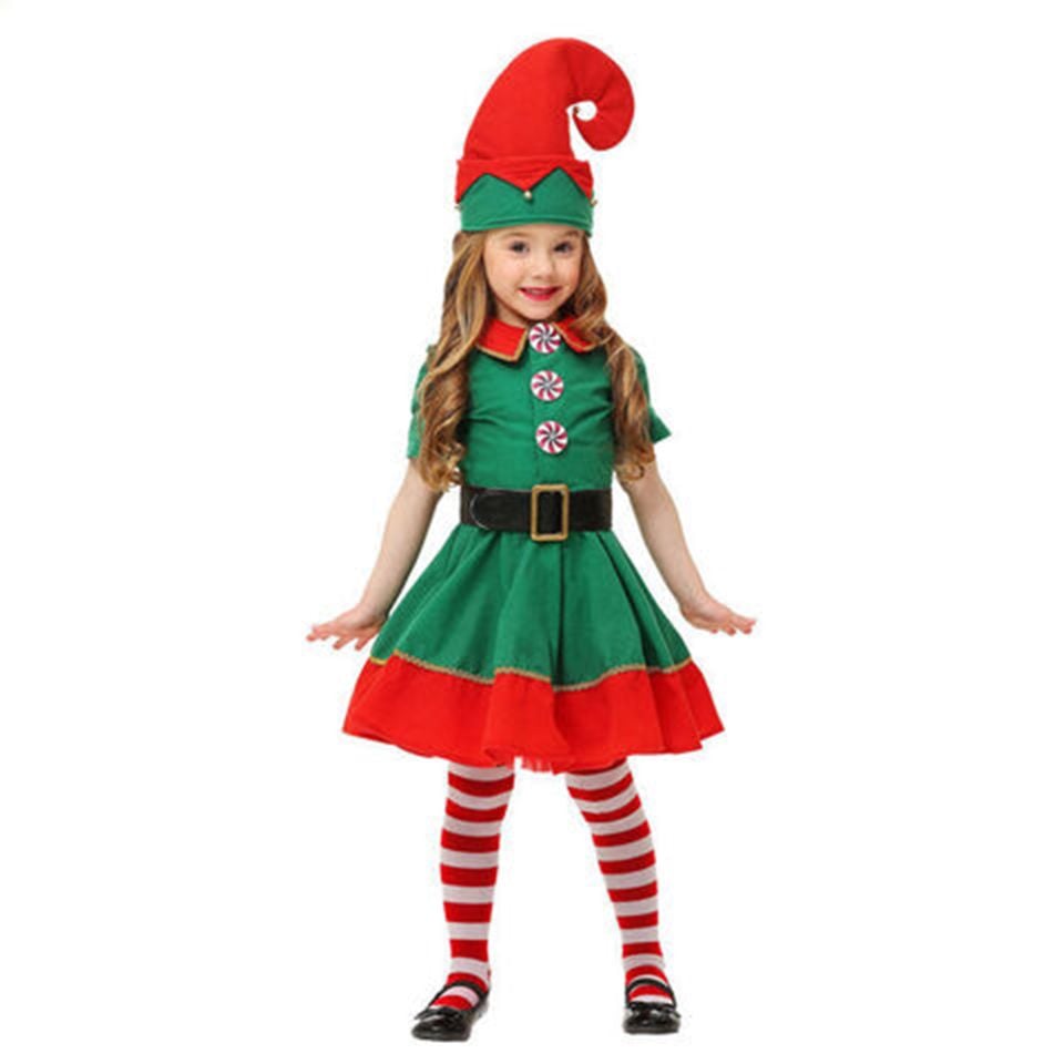 Kız Çocuk Elf Kostümü