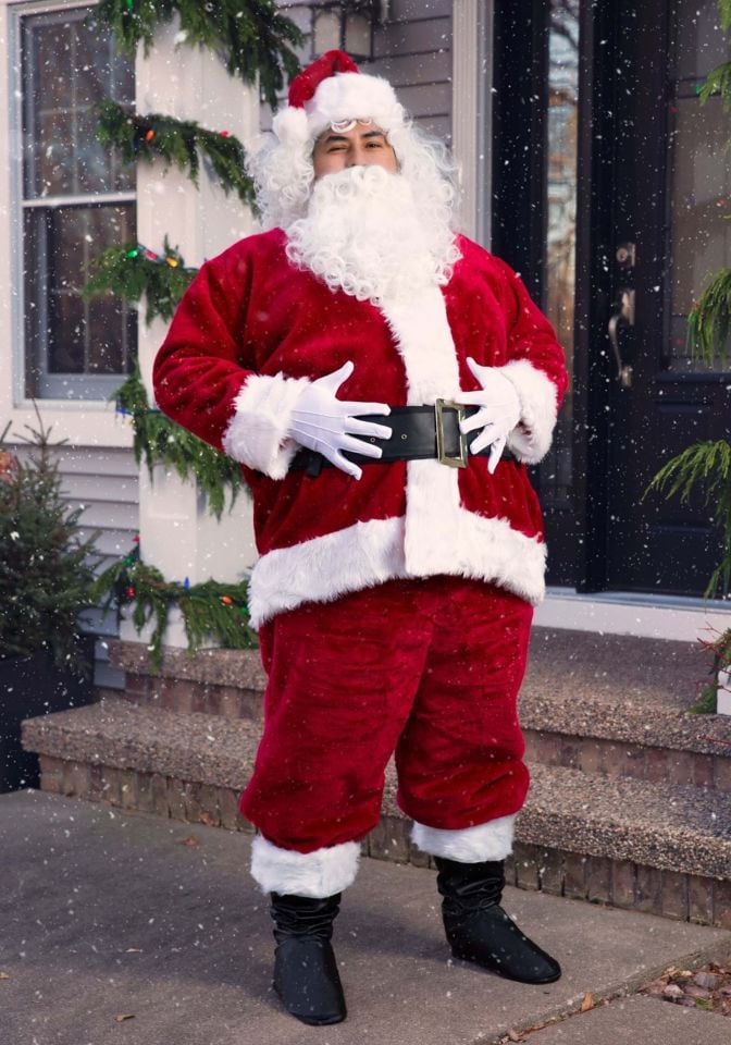 Yetişkin Noel Baba Kostümü