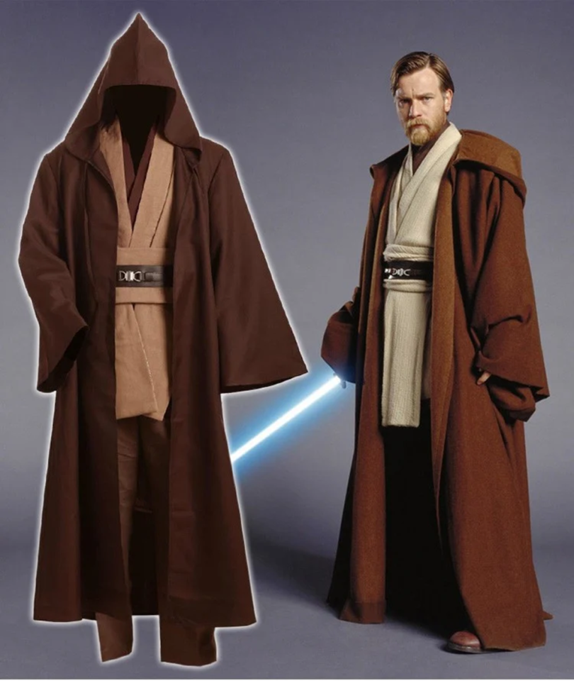 Yetişkin Obi Wan Kostümü, Jedi Kostümü, Star Wars Kostümü